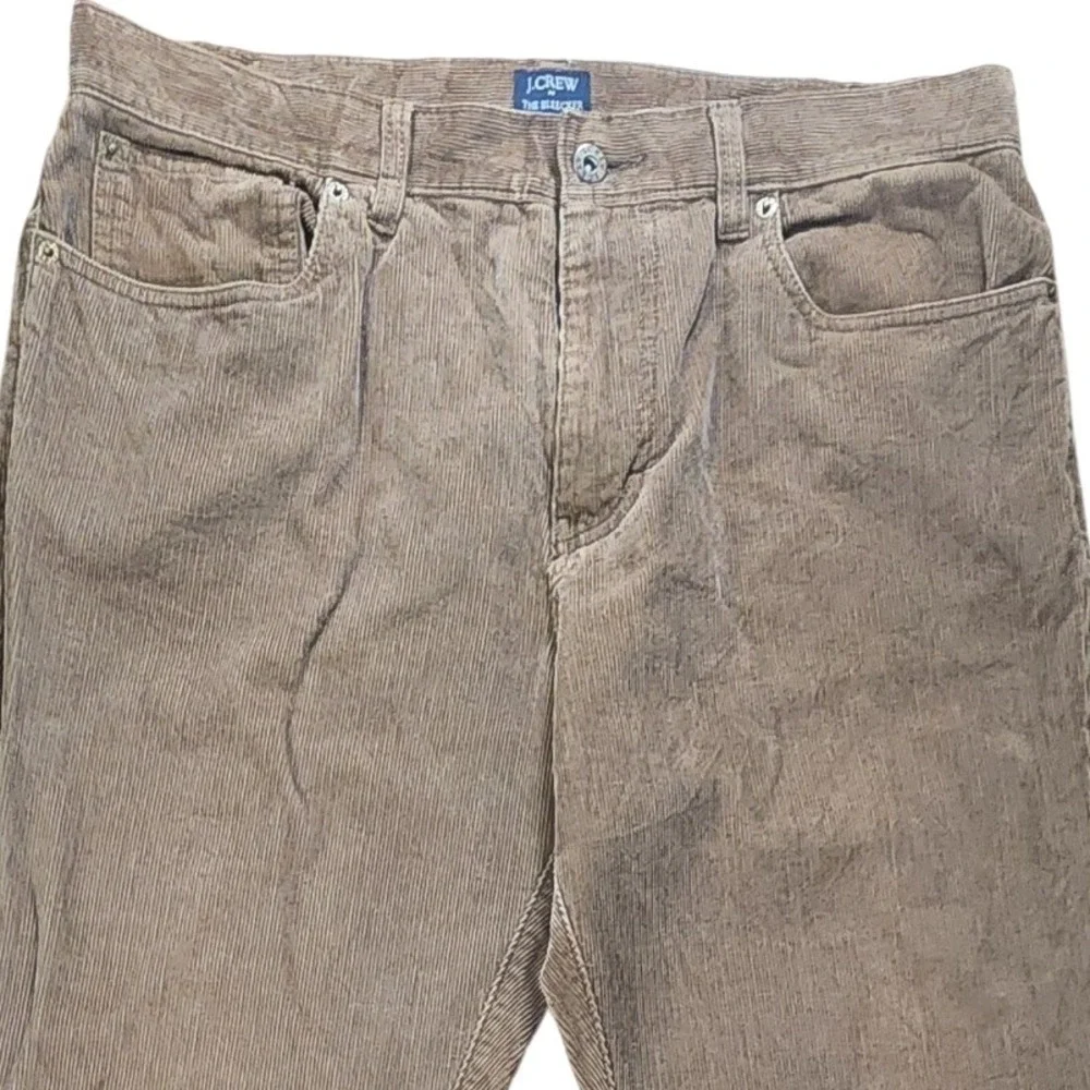 J. Crew The Bleecker Corduroy Pants Brown 34 x 34 Mens